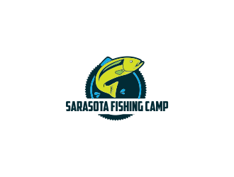 Sarasota Fishing Camp logo design by kanal