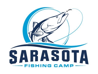 Sarasota Fishing Camp logo design by daywalker
