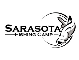 Sarasota Fishing Camp logo design by shere