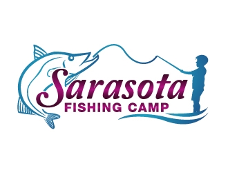Sarasota Fishing Camp logo design by PMG