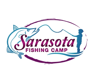 Sarasota Fishing Camp logo design by PMG