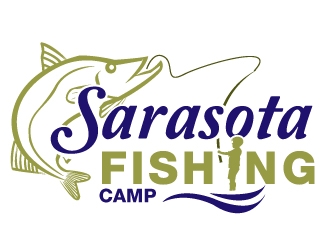 Sarasota Fishing Camp logo design by PMG