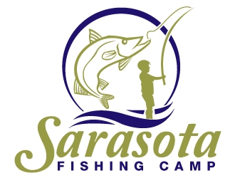 Sarasota Fishing Camp logo design by PMG