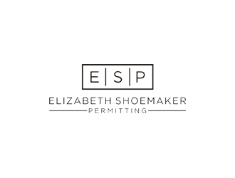 Elizabeth Shoemaker Permitting logo design by Diponegoro_