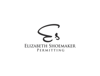Elizabeth Shoemaker Permitting logo design by Meyda