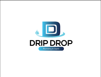 Drip Drop Plumbing & Septic logo design by sidiq384