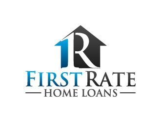 First Rate Home Loans logo design by pixalrahul