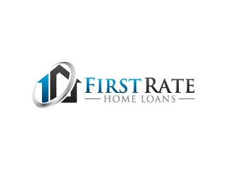 First Rate Home Loans logo design by pixalrahul