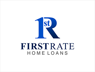 First Rate Home Loans logo design by hole