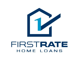 First Rate Home Loans logo design by Coolwanz