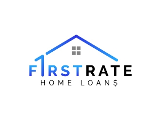 First Rate Home Loans logo design by Mbelgedez