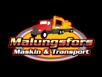 Malungsfors Maskin & Transport logo design by yurie
