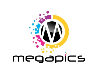 megapics logo design by ruki