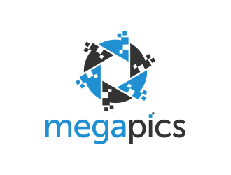 megapics logo design by lexipej