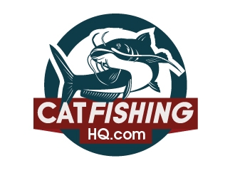 Catfishing HQ (domain name is catfishinghq.com) logo design by shravya