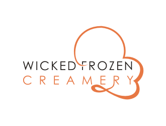 Wicked Frozen Creamery logo design by superiors