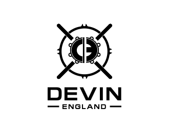 Devin England logo design by MUNAROH