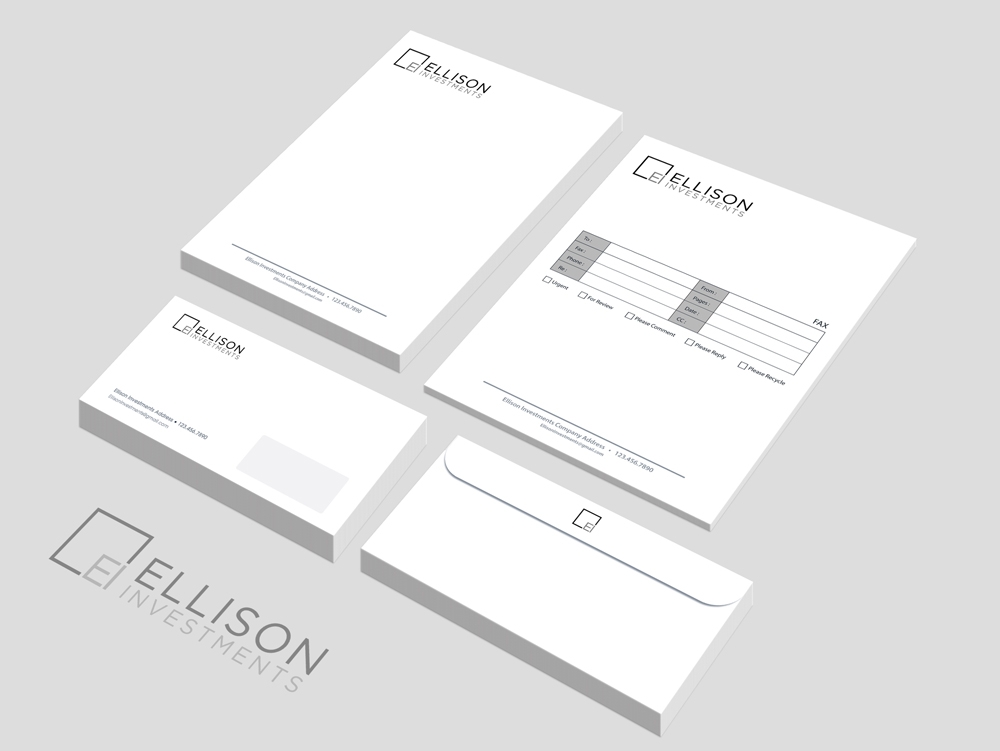 Ellison Investments logo design by abss