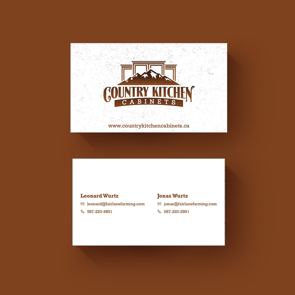 Country Kitchen Cabinets logo design by bennington