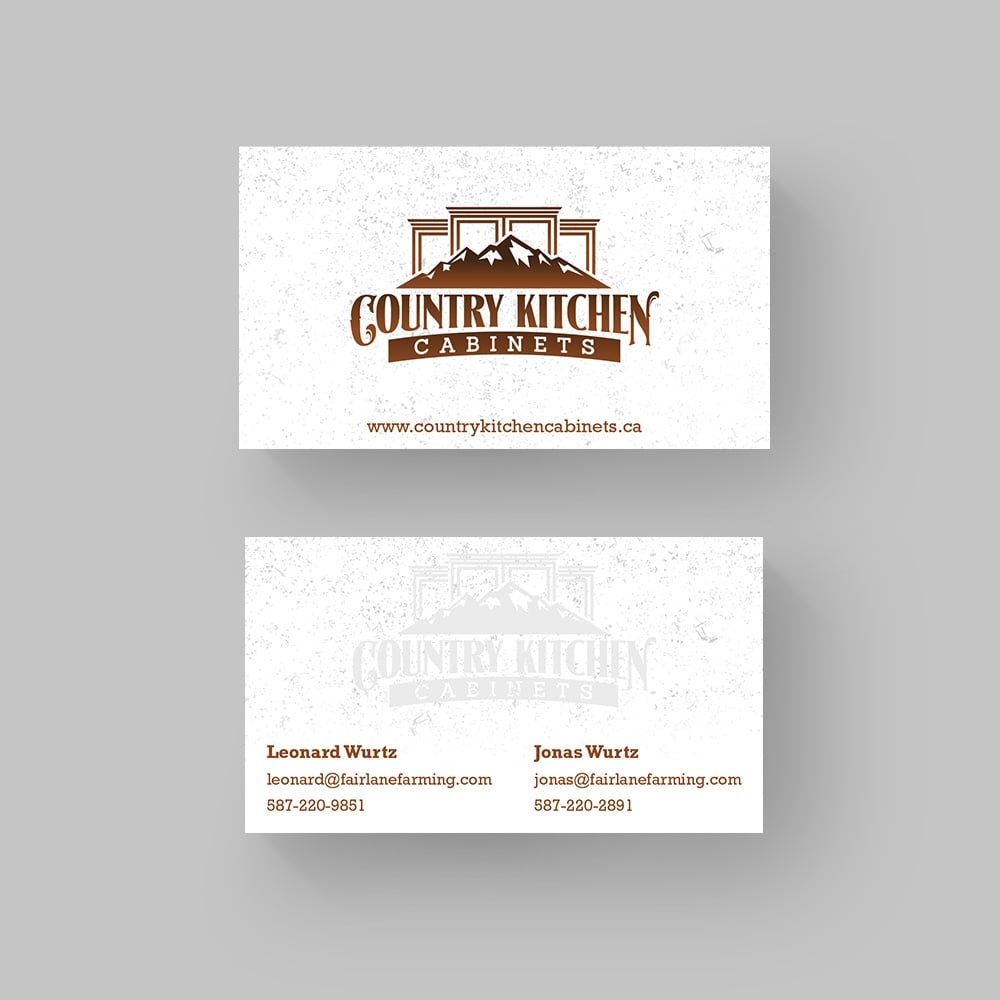 Country Kitchen Cabinets logo design by bennington