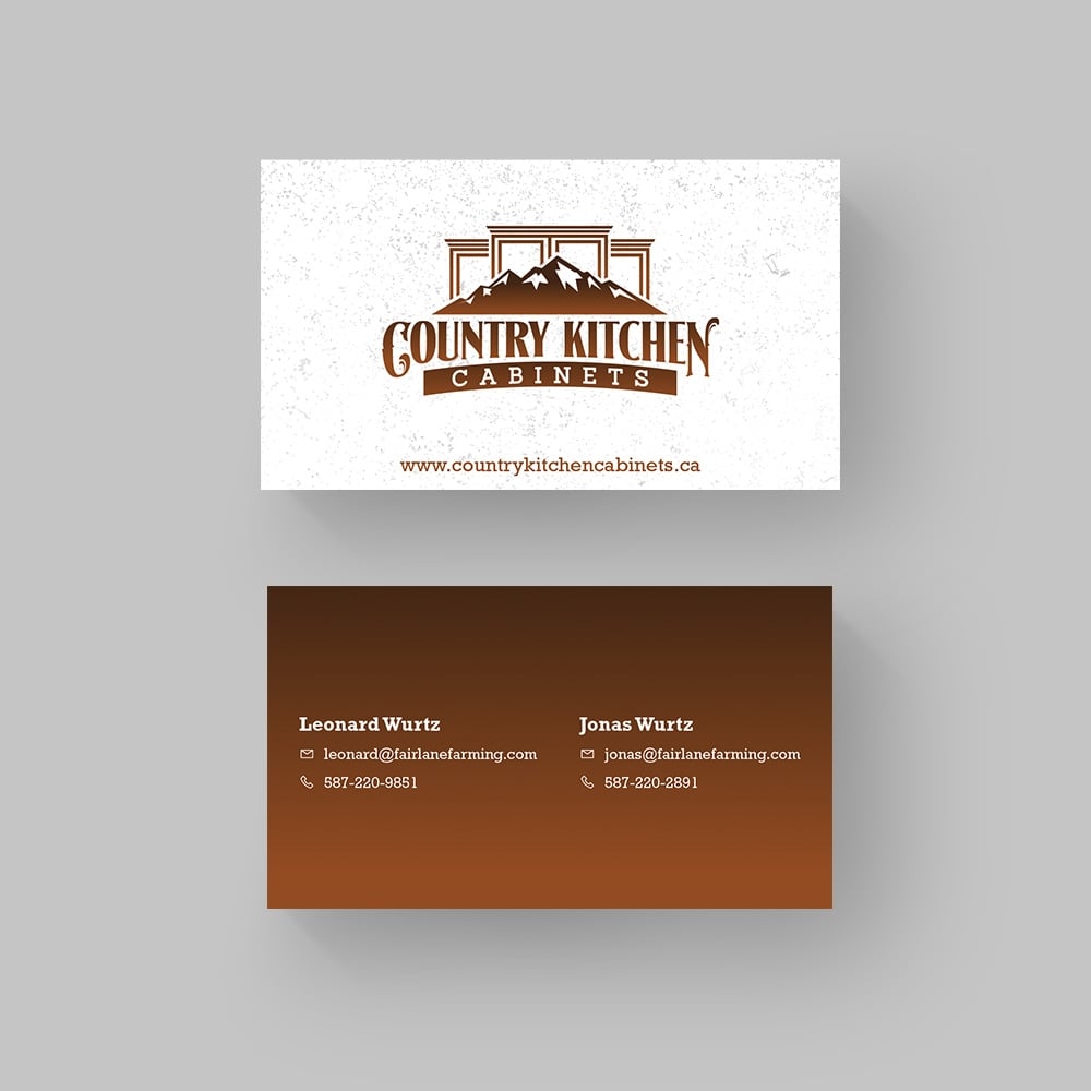 Country Kitchen Cabinets logo design by bennington