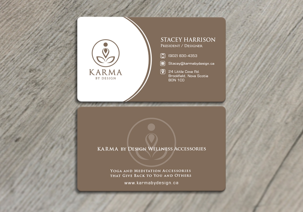 Karma by Design logo design by jhunior