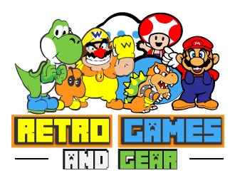 Retro Games and Gear logo design by samuraiXcreations