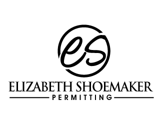 Elizabeth Shoemaker Permitting logo design by PMG