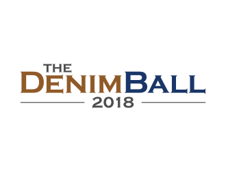 The Denim Ball 2018 logo design by lexipej