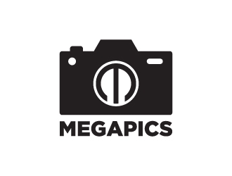 megapics logo design by GRB Studio