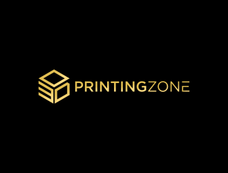 3DPrintingZone  logo design by hoqi