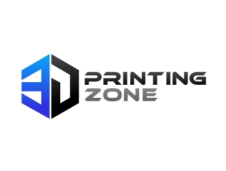 3DPrintingZone  logo design by nexgen