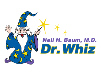 Neil H. Baum, M.D. is Dr. Whiz logo design by aldesign