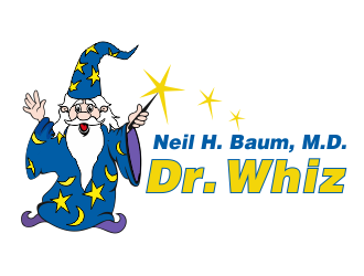 Neil H. Baum, M.D. is Dr. Whiz logo design by aldesign