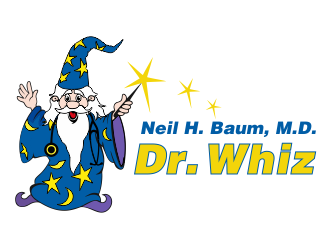 Neil H. Baum, M.D. is Dr. Whiz logo design by aldesign