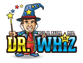 Neil H. Baum, M.D. is Dr. Whiz logo design by Godvibes