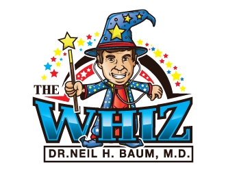 Neil H. Baum, M.D. is Dr. Whiz logo design by Godvibes