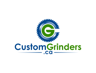 CustomGrinders.ca logo design by pakderisher