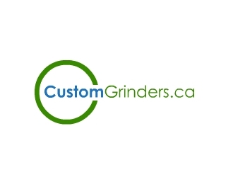CustomGrinders.ca logo design by 8bstrokes