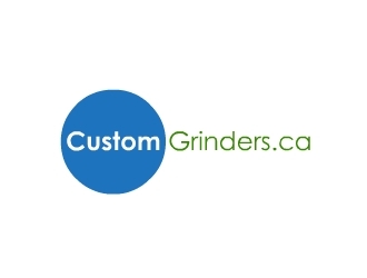 CustomGrinders.ca logo design by 8bstrokes