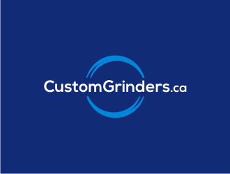 CustomGrinders.ca logo design by Foxcody