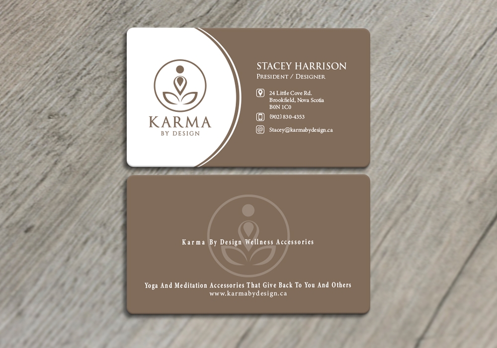 Karma by Design logo design by jhunior