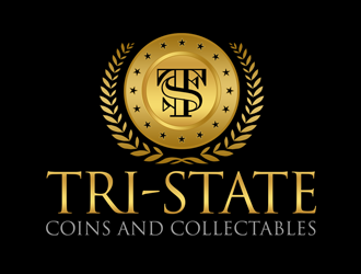 Tri-state coins and collectables logo design by kunejo