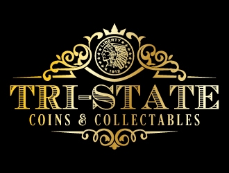 Tri-state coins and collectables logo design by jaize