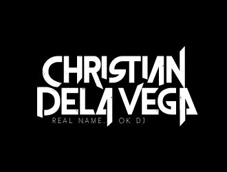DJ Christian Dela Vega logo design by REDCROW