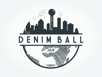 The Denim Ball 2018 logo design by arddesign