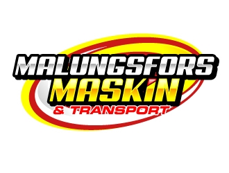 Malungsfors Maskin & Transport logo design by jaize