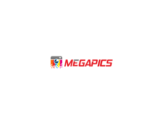 megapics logo design by Greenlight