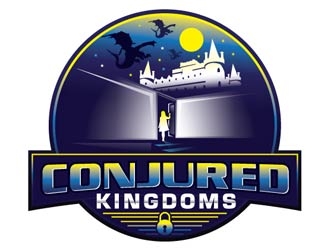 Conjured Kingdoms  logo design by gogo