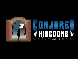Conjured Kingdoms  logo design by Kruger